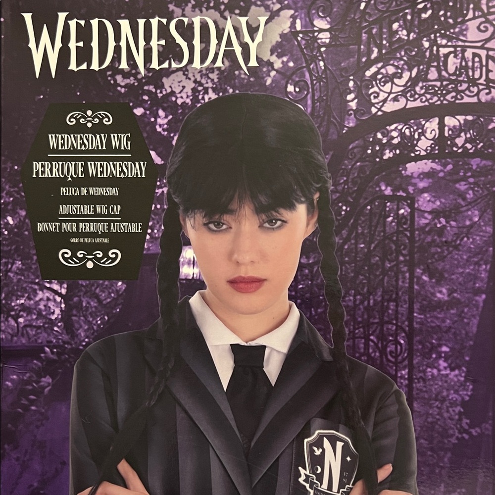 Wednesday Wig (synthetic hair wig) New